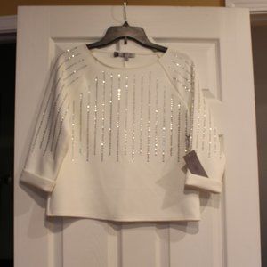 Jennifer Lopez JLO Rhinestone Bling Top Sz S